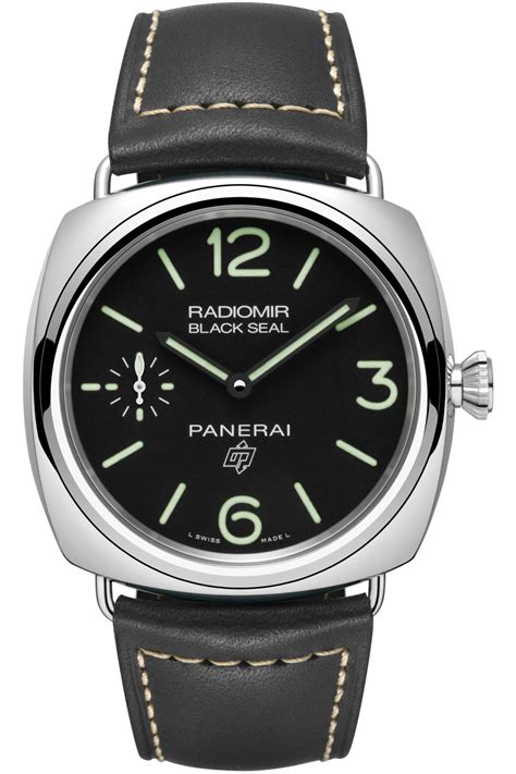 panerai radiomir black seal logo pam 380 watch|Panerai radiomir vintage.